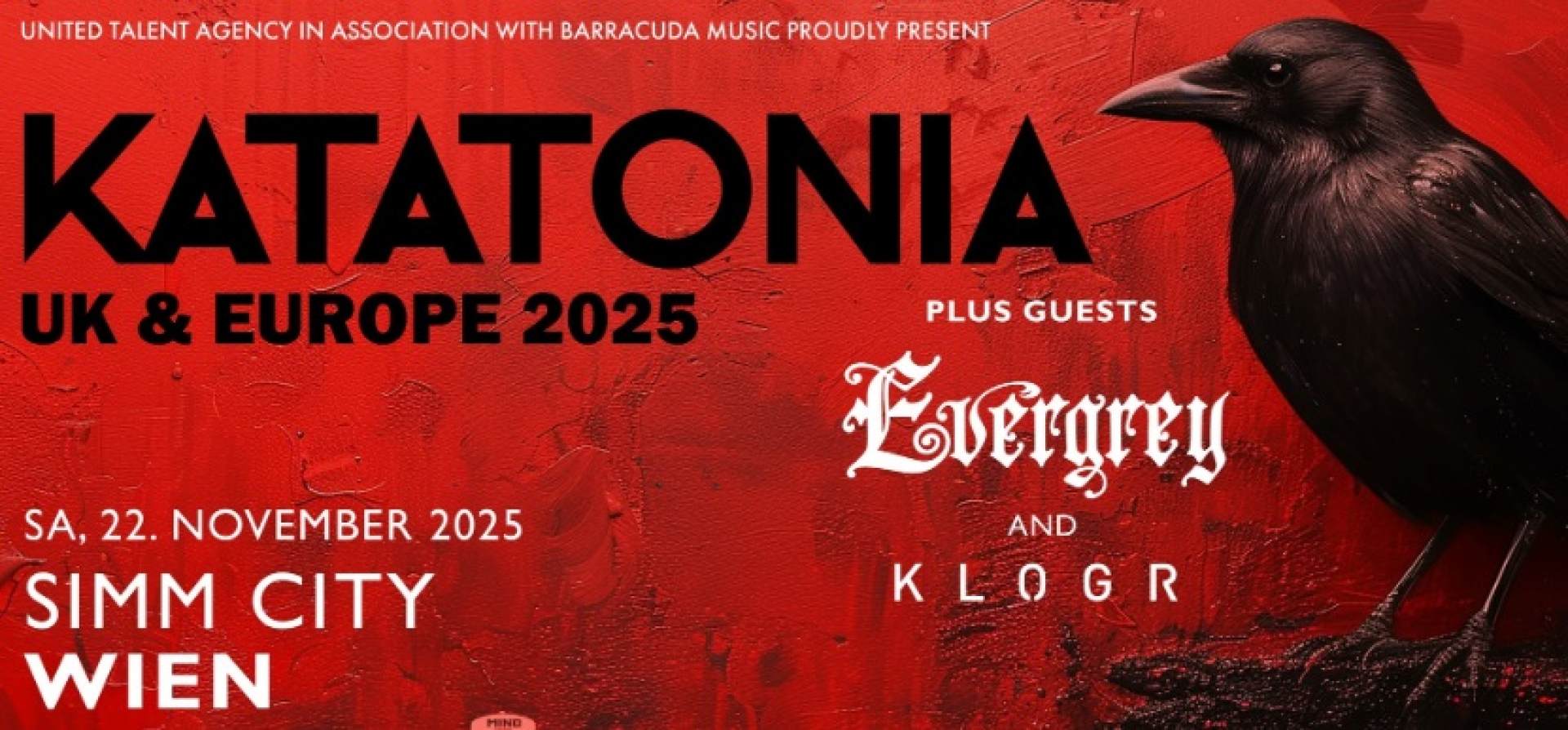 Katatonia、UK＆ヨーロッパツアー2025