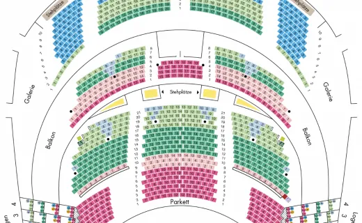 Opera Populara Viena planul de locuri