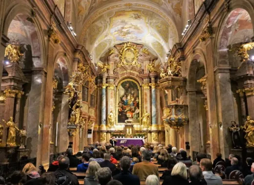 Trompete magice la biserica sf. Ana Viena
