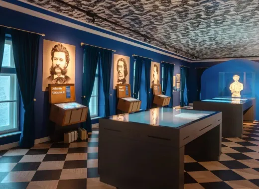 House of Strauss — Музей Иоганна Штрауса и оригинальный зал 1837 года