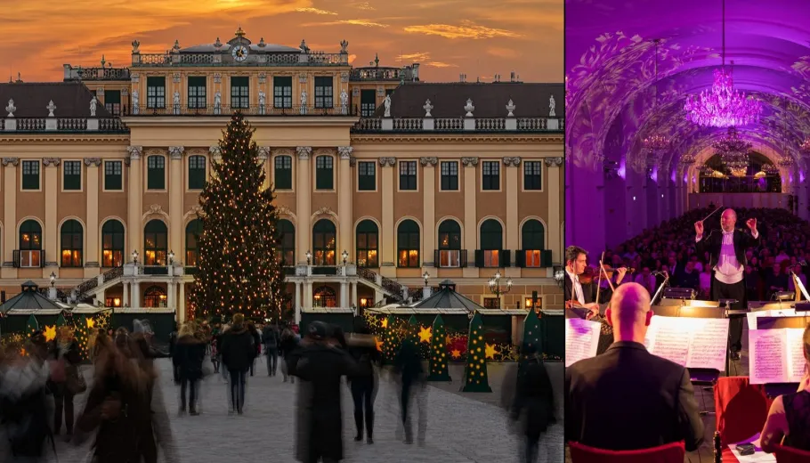 Weihnachtsmarkt und Konzert - Schloss Schönbrunn