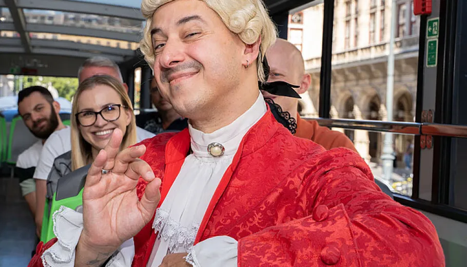 Mozart On Tour, ein Live-Konzert im Wiener Sightseeing-Bus