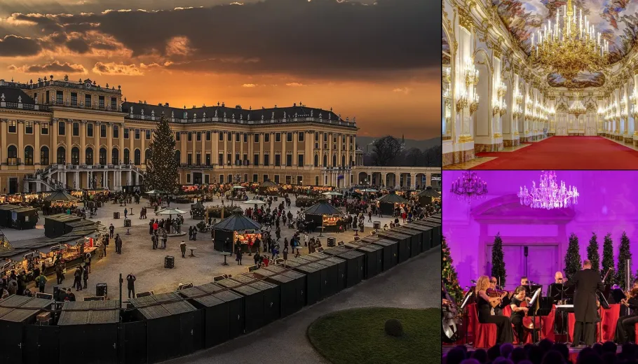 Mercatino di Natale, Visita al Palazzo e Concerto – Palazzo di Schönbrunn